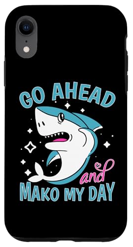 Haie: Mach weiter und mach meinen Tag Hülle für iPhone XR Haie: Mach weiter und mach meinen Tag Hülle für iPhone XR von Great White Shark Designs For Kids