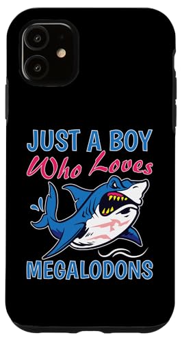 Haie: Nur ein Junge, der Megalodons liebt Hülle für iPhone 11 Haie: Nur ein Junge, der Megalodons liebt Hülle für iPhone 11 von Great White Shark Designs For Kids