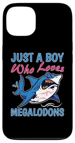 Haie: Nur ein Junge, der Megalodons liebt Hülle für iPhone 13 von Great White Shark Designs For Kids