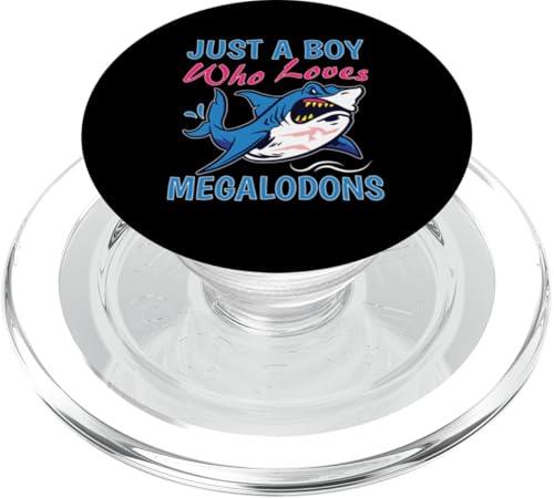 Haie: Nur ein Junge, der Megalodons liebt PopSockets PopGrip für MagSafe Haie: Nur ein Junge, der Megalodons liebt PopSockets PopGrip für MagSafe von Great White Shark Designs For Kids