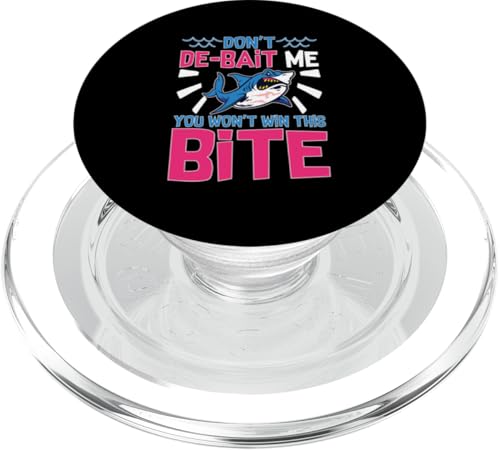 Sharks: Don't De-Bait Me - You Win This Bite PopSockets PopGrip für MagSafe Sharks: Don't De-Bait Me - You Win This Bite PopSockets PopGrip für MagSafe von Great White Shark Designs For Kids
