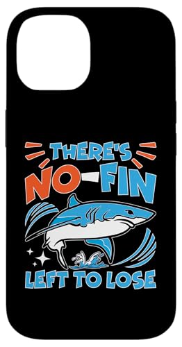 Sharks: Es gibt keine Flosse mehr zu verlieren Hülle für iPhone 14 von Great White Shark Designs For Kids