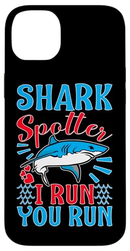 Sharks: Shark Spotter - Ich renne, du rennst Hülle für iPhone 14 Plus Sharks: Shark Spotter - Ich renne, du rennst Hülle für iPhone 14 Plus von Great White Shark Designs For Kids