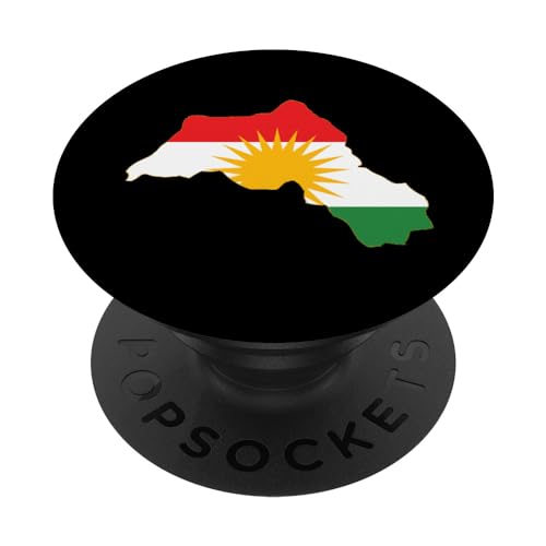 Flaggenkarte von Kurdistan PopSockets mit austauschbarem PopGrip von Greater Kurdistan