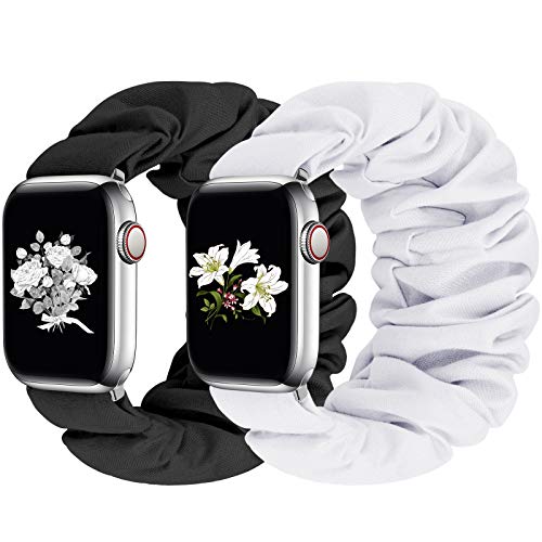 Greatfine Uhrenarmband, kompatibel mit Apple Watch, Scrunchie, 38 mm, 40 mm, 41 mm, 42 mm, 44 mm, 45 mm, elastisches Scrunchie-Uhrenarmband für iWatch Serie 10, 9, 8, 7, 6, SE, 5, 4, 3, Ultra 2, Greatfine Uhrenarmband, kompatibel mit Apple Watch, Scrunchie, 38 mm, 40 mm, 41 mm, 42 mm, 44 mm, 45 mm, elastisches Scrunchie-Uhrenarmband für iWatch Serie 10, 9, 8, 7, 6, SE, 5, 4, 3, Ultra 2, von Greatfine
