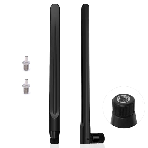 2 Stück 5G WLAN Antenne 4G LTE Antenne Omnidirektionale Antenne Router Externe Antenne SMA / 2 x TS9, 700-6000MHz, GSM/GPRS/2G/3G/4G/5G, für Router Sicherheit,IP-Kamera,USB-Adapter,PCI-E-Karten,usw. von Greatzer