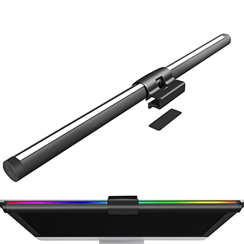 Monitor Lampe LED Duale Lichts Bildschirmlampe Touch Control Schreibtischlampe PC USB Screenbar Monitorlicht 5 Farbtemperaturen 2700k-7500k, Anti-blauem Licht, Blendfrei, für Büro Home Gaming 44CM Monitor Lampe LED Duale Lichts Bildschirmlampe Touch Control Schreibtischlampe PC USB Screenbar Monitorlicht 5 Farbtemperaturen 2700k-7500k, Anti-blauem Licht, Blendfrei, für Büro Home Gaming 44CM von Greatzer
