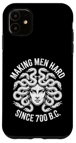 Funny Greek Mythology Medusa Making Men Hard Since 700 B.C. Hülle für iPhone 11 von Greek Goddess Medusa Gorgon Gorgo