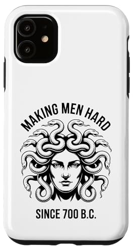Funny Greek Mythology Medusa Making Men Hard Since 700 B.C. Hülle für iPhone 11 von Greek Goddess Medusa Gorgon Gorgo