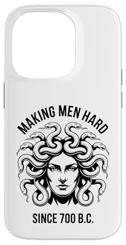 Funny Greek Mythology Medusa Making Men Hard Since 700 B.C. Hülle für iPhone 14 Pro von Greek Goddess Medusa Gorgon Gorgo