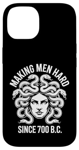 Funny Greek Mythology Medusa Making Men Hard Since 700 B.C. Hülle für iPhone 14 von Greek Goddess Medusa Gorgon Gorgo