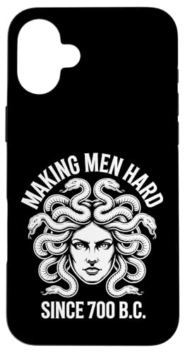 Funny Greek Mythology Medusa Making Men Hard Since 700 B.C. Hülle für iPhone 16 Plus von Greek Goddess Medusa Gorgon Gorgo