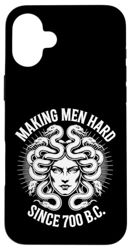 Funny Greek Mythology Medusa Making Men Hard Since 700 B.C. Hülle für iPhone 16 Plus von Greek Goddess Medusa Gorgon Gorgo