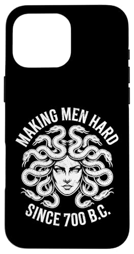 Funny Greek Mythology Medusa Making Men Hard Since 700 B.C. Hülle für iPhone 16 Pro Max Funny Greek Mythology Medusa Making Men Hard Since 700 B.C. Hülle für iPhone 16 Pro Max von Greek Goddess Medusa Gorgon Gorgo