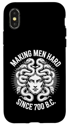 Funny Greek Mythology Medusa Making Men Hard Since 700 B.C. Hülle für iPhone X/XS Funny Greek Mythology Medusa Making Men Hard Since 700 B.C. Hülle für iPhone X/XS von Greek Goddess Medusa Gorgon Gorgo