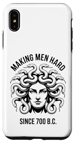 Funny Greek Mythology Medusa Making Men Hard Since 700 B.C. Hülle für iPhone XS Max von Greek Goddess Medusa Gorgon Gorgo