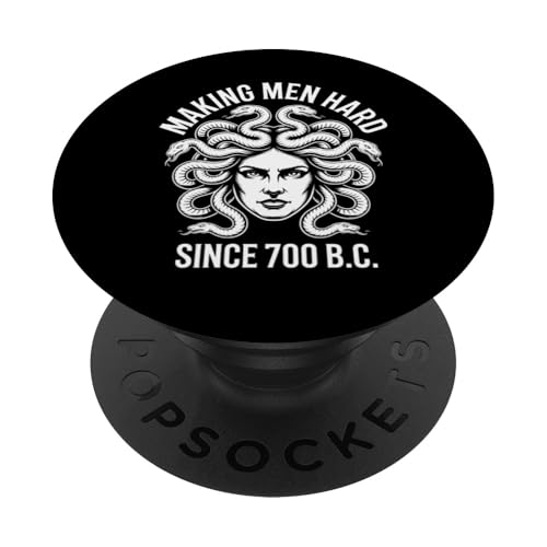 Funny Greek Mythology Medusa Making Men Hard Since 700 B.C. PopSockets Klebender PopGrip Funny Greek Mythology Medusa Making Men Hard Since 700 B.C. PopSockets Klebender PopGrip von Greek Goddess Medusa Gorgon Gorgo