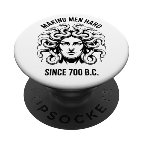 Funny Greek Mythology Medusa Making Men Hard Since 700 B.C. PopSockets Klebender PopGrip Funny Greek Mythology Medusa Making Men Hard Since 700 B.C. PopSockets Klebender PopGrip von Greek Goddess Medusa Gorgon Gorgo