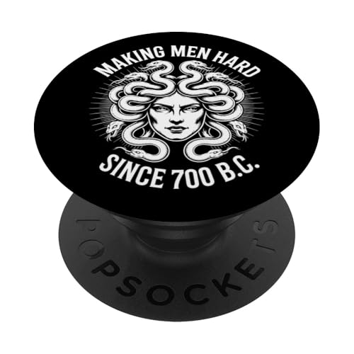 Funny Greek Mythology Medusa Making Men Hard Since 700 B.C. PopSockets Klebender PopGrip Funny Greek Mythology Medusa Making Men Hard Since 700 B.C. PopSockets Klebender PopGrip von Greek Goddess Medusa Gorgon Gorgo