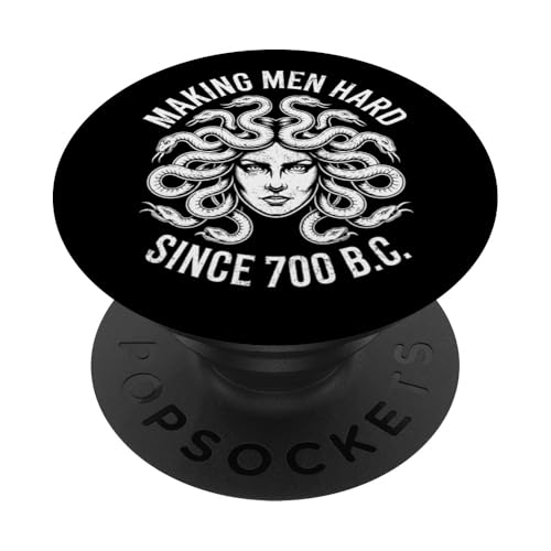 Funny Greek Mythology Medusa Making Men Hard Since 700 B.C. PopSockets Klebender PopGrip Funny Greek Mythology Medusa Making Men Hard Since 700 B.C. PopSockets Klebender PopGrip von Greek Goddess Medusa Gorgon Gorgo