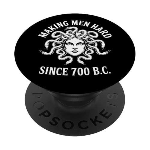 Funny Greek Mythology Medusa Making Men Hard Since 700 B.C. PopSockets Klebender PopGrip Funny Greek Mythology Medusa Making Men Hard Since 700 B.C. PopSockets Klebender PopGrip von Greek Goddess Medusa Gorgon Gorgo