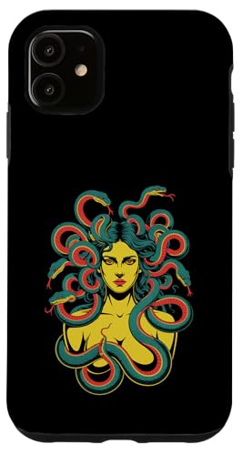 Greek Mythology Medusa Snakes Hülle für iPhone 11 von Greek Goddess Medusa Gorgon Gorgo