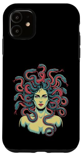 Greek Mythology Medusa Snakes Hülle für iPhone 11 von Greek Goddess Medusa Gorgon Gorgo