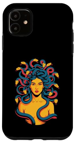 Greek Mythology Medusa Snakes Hülle für iPhone 11 von Greek Goddess Medusa Gorgon Gorgo