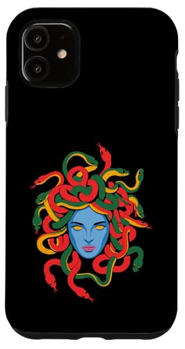 Greek Mythology Medusa Snakes Hülle für iPhone 11 von Greek Goddess Medusa Gorgon Gorgo