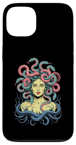 Greek Mythology Medusa Snakes Hülle für iPhone 13 von Greek Goddess Medusa Gorgon Gorgo