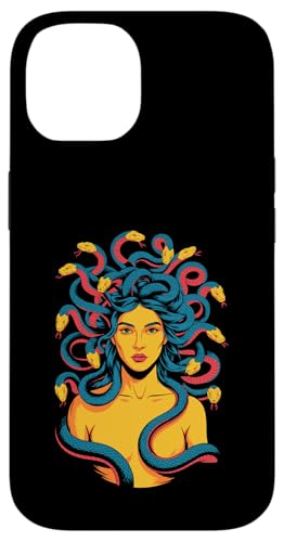 Greek Mythology Medusa Snakes Hülle für iPhone 14 von Greek Goddess Medusa Gorgon Gorgo