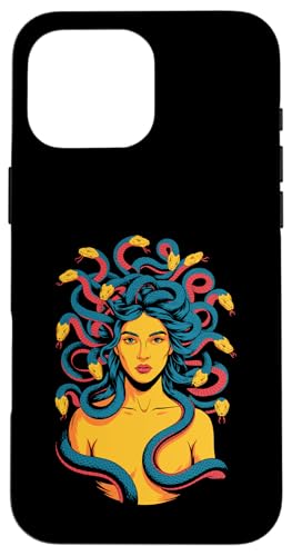 Greek Mythology Medusa Snakes Hülle für iPhone 16 Pro Max von Greek Goddess Medusa Gorgon Gorgo