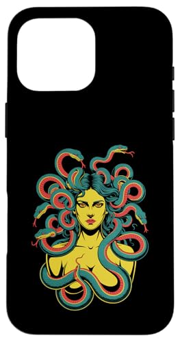 Greek Mythology Medusa Snakes Hülle für iPhone 16 Pro Max von Greek Goddess Medusa Gorgon Gorgo