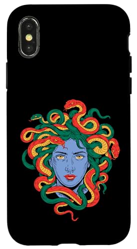 Greek Mythology Medusa Snakes Hülle für iPhone X/XS von Greek Goddess Medusa Gorgon Gorgo