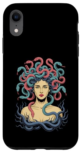 Greek Mythology Medusa Snakes Hülle für iPhone XR von Greek Goddess Medusa Gorgon Gorgo
