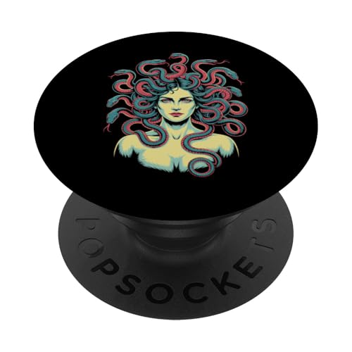 Greek Mythology Medusa Snakes PopSockets Klebender PopGrip von Greek Goddess Medusa Gorgon Gorgo