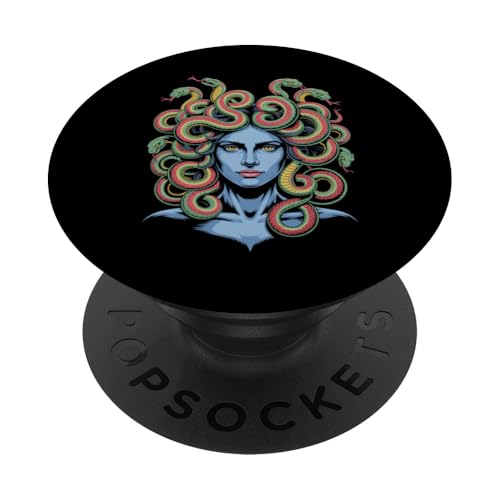 Greek Mythology Medusa Snakes PopSockets Klebender PopGrip von Greek Goddess Medusa Gorgon Gorgo