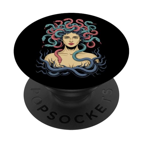 Greek Mythology Medusa Snakes PopSockets Klebender PopGrip von Greek Goddess Medusa Gorgon Gorgo