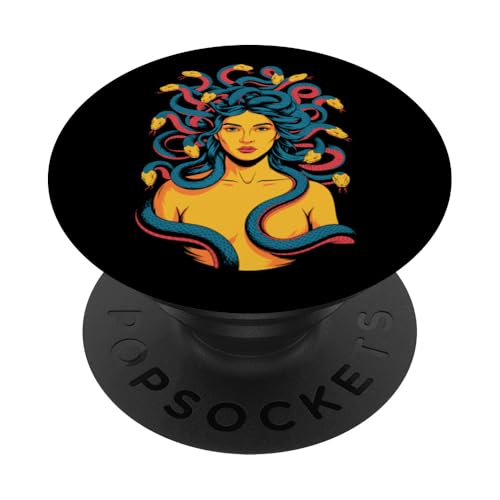 Greek Mythology Medusa Snakes PopSockets Klebender PopGrip von Greek Goddess Medusa Gorgon Gorgo