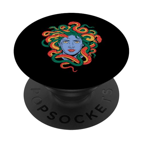 Greek Mythology Medusa Snakes PopSockets Klebender PopGrip von Greek Goddess Medusa Gorgon Gorgo