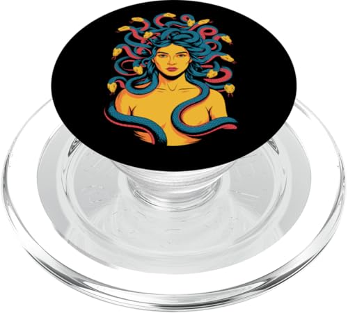 Greek Mythology Medusa Snakes PopSockets PopGrip für MagSafe von Greek Goddess Medusa Gorgon Gorgo