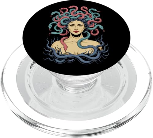 Greek Mythology Medusa Snakes PopSockets PopGrip für MagSafe Greek Mythology Medusa Snakes PopSockets PopGrip für MagSafe von Greek Goddess Medusa Gorgon Gorgo