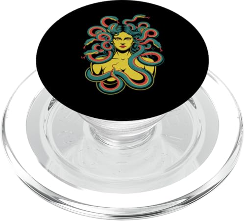Greek Mythology Medusa Snakes PopSockets PopGrip für MagSafe von Greek Goddess Medusa Gorgon Gorgo