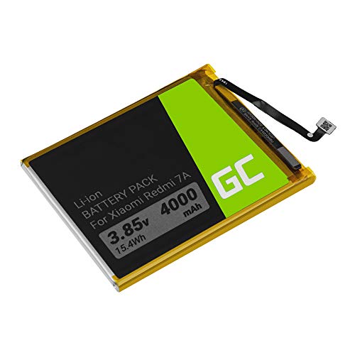 Batterie Green Cell BN49 für Handy Akku Xiaomi Redmi 7A M1903C3EH MZB7798IN MZB7800IN | Li-Ion Zellen | 3.85V 4000mAh | Volle Kompatibilität | ohne Memory-Effekt | Reale Kapazität von Green Cell