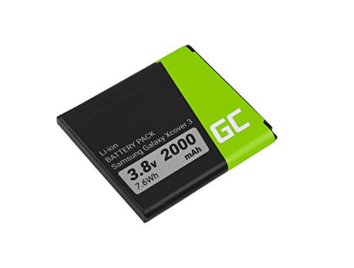Batterie Green Cell EB-BG388BBE EB-484659VU für Handy Akku Samsung Galaxy xCover 3 Wave 3 G388F G389F | Li-Polymer Zellen | 3.8V 2000mAh | Reale Kapazität | ohne Memory-Effekt | Volle Kompatibilität Batterie Green Cell EB-BG388BBE EB-484659VU für Handy Akku Samsung Galaxy xCover 3 Wave 3 G388F G389F | Li-Polymer Zellen | 3.8V 2000mAh | Reale Kapazität | ohne Memory-Effekt | Volle Kompatibilität von Green Cell