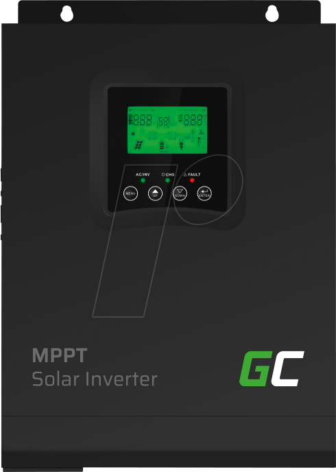 GC INVSOL01 - Solar Wechselrichter 12 VDC, 230 V AC, 1000 VA / 1000W von Green Cell
