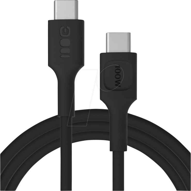 GC KAB100PF200PB - Daten-/ Ladekabel  USB C-Stecker > C Stecker, 100 W, 2 m, schwar von Green Cell