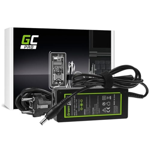 GC PRO Netzteil für Samsung R519 R719 RV510 NP270E5E NP275E5E NP300E5A NP300E5E NP300E5C NP300E7A Laptop Ladegerät inkl. Stromkabel (19V 3.16A 60W) von Green Cell