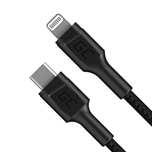 GC USB C - Lightning Kabel PowerStream | 1m MFi Ladekabel Schnellladekabel für Apple iPhone 13 12 11 SE Pro/Max | iPhone X XR XS Max | iPhone 8 7 Plus 6 6S | iPad Air/Pro/Mini | Macbook Pro von Green Cell