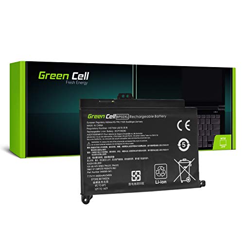 Green Cell® BP02XL HSTNN-LB7H HSTNN-UB7B Laptop Akku für HP Pavilion 15-AU 15-AU010NG 15-AU021NG 15-AU110NG 15-AU111NG 15-AU112NG 15-AU170NG 15-AW 15-AW004NG (Li-Polymer Zellen 4400mAh 7.7V) von Green Cell